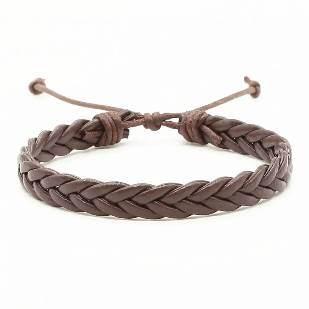 Front view of Braided Hudson Bracelet
