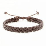 Front view of Braided Hudson Bracelet