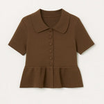 Front view of Brown Bronze Breeze Top