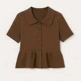 Front view of Brown Bronze Breeze Top