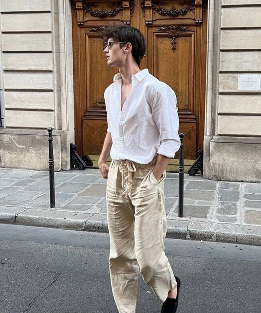 Airy Linen Pants