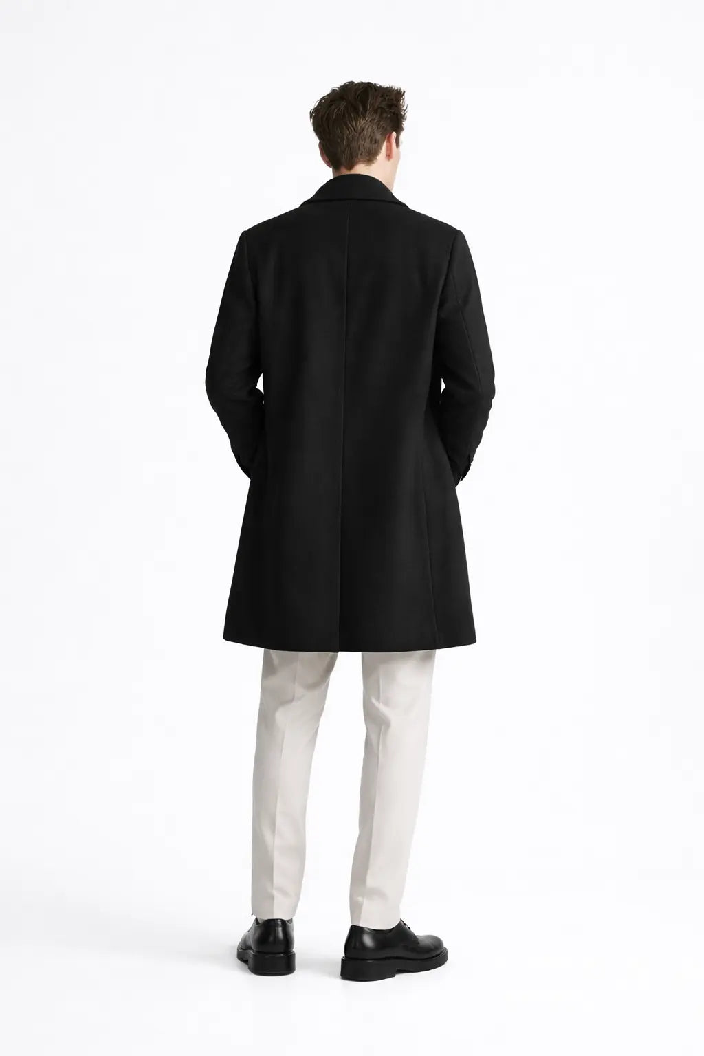 Back view of Calderin Coat