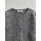 Close-up detail of Camille Volant Cardigan