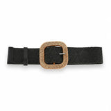 Front view of Black Capanzo Belt