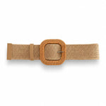 Beige Capanzo Belt shown in a lifestyle setting