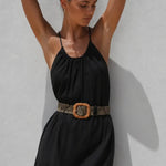 Capanzo Belt shown in a lifestyle setting
