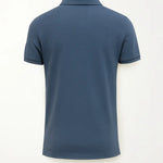 Back view of Men’s Casual Polo Shirt