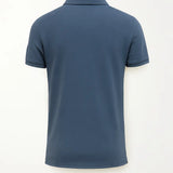Back view of Men’s Casual Polo Shirt