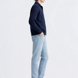 Side view of Cesare Full Zip Sweater