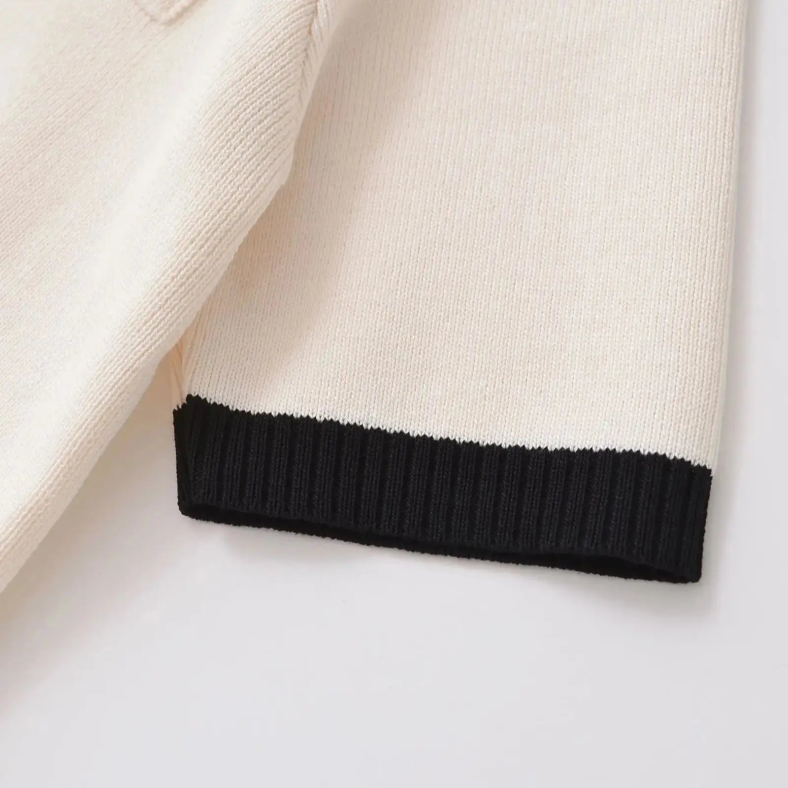 Close-up detail of Chanelle Top, fabric detail