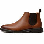 Side view of Brown Chelsea Boots