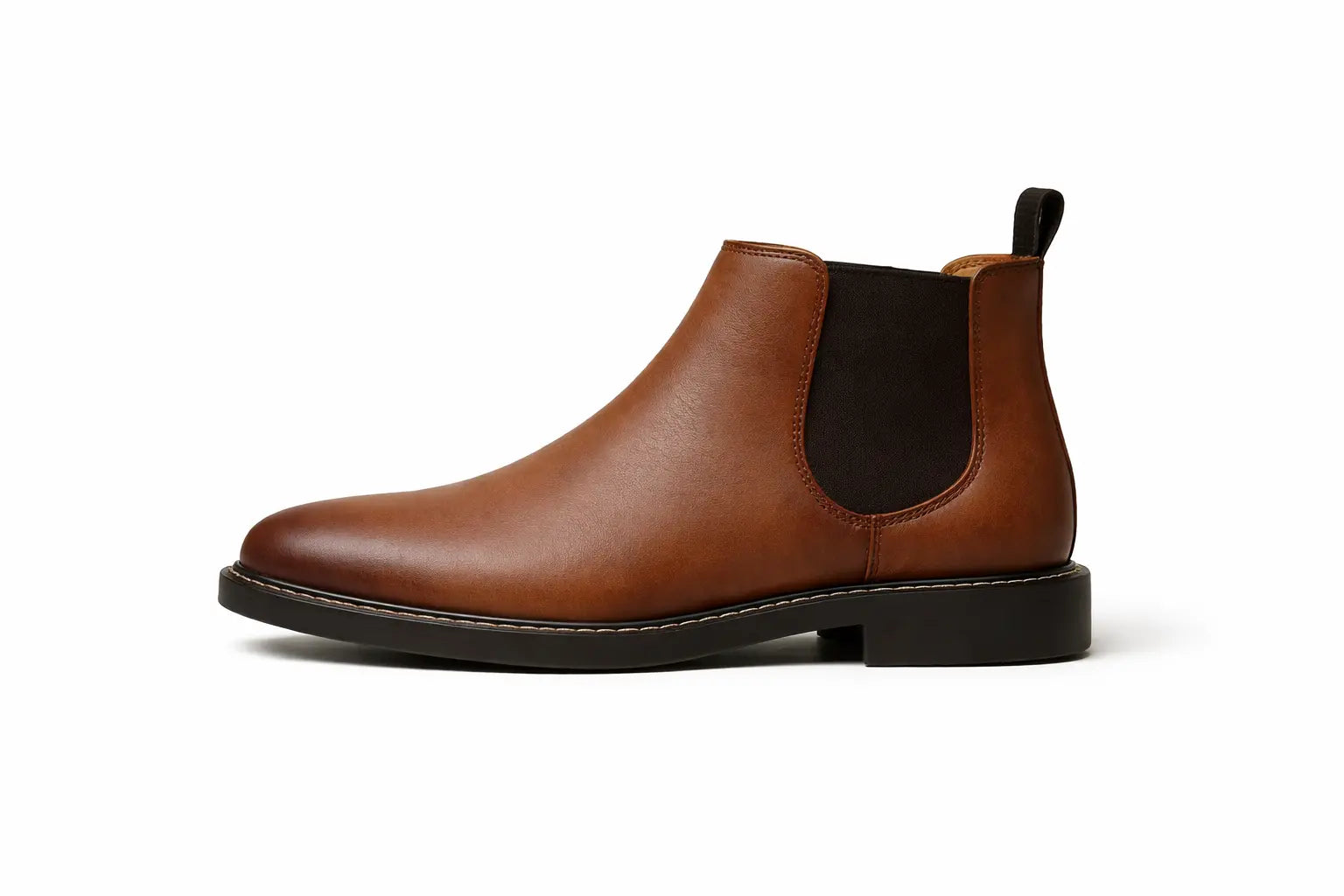 Side view of Brown Chelsea Boots