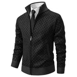 Front view of Black Chic & Classy Stylish Men's Jacket