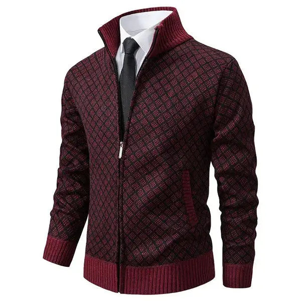 Front view of Red Chic & Classy Stylish Men's Jacket