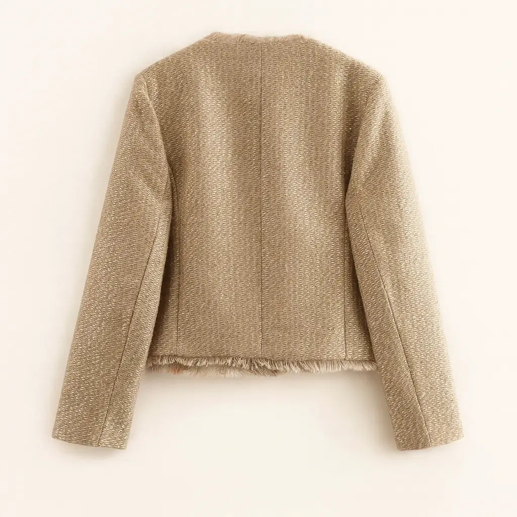 Back view of Chic Tweed Jacket