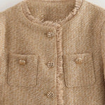 Close-up detail of Chic Tweed Jacket