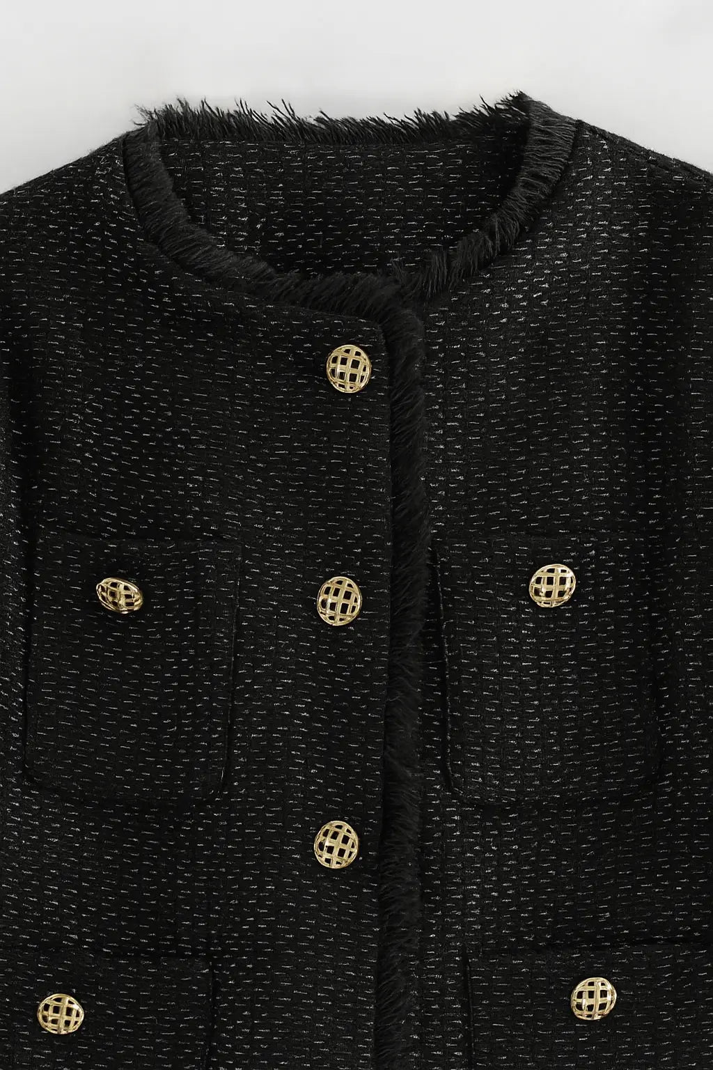 Front view of Chic Tweed Jacket, alternate view