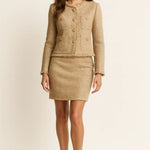 Chic Tweed Jacket shown in a lifestyle setting