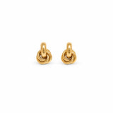 Front view of Chunky Hoop Earrings