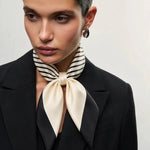 Cielé Scarf shown in a lifestyle setting
