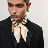 Cielé Scarf shown in a lifestyle setting