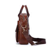 Side view of Cielo Marrone Bag