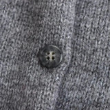 Close-up detail of Cinder Cardigan, construction detail