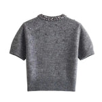 Front view of Cinder Cardigan