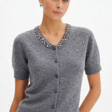 Cinder Cardigan shown in a lifestyle setting