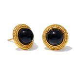 Front view of Clarendon Pearls Earrings, alternate view
