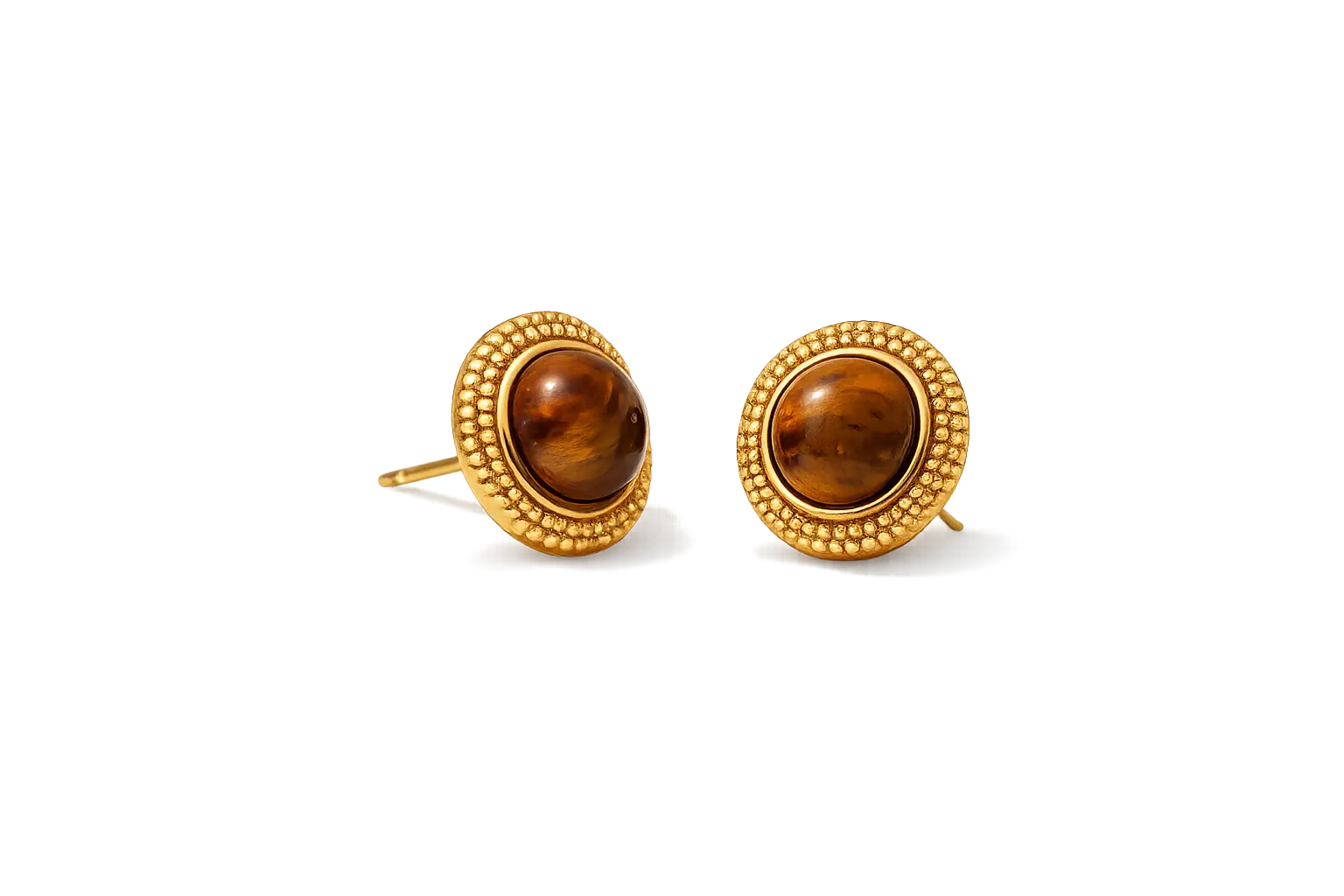 Front view of Clarendon Pearls Earrings, close up