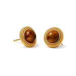 Front view of Clarendon Pearls Earrings, close up
