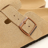 Close-up detail of Classic Boston Slipper Clogs