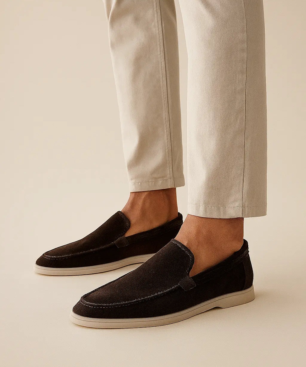 Classic Loafers shown in a lifestyle setting