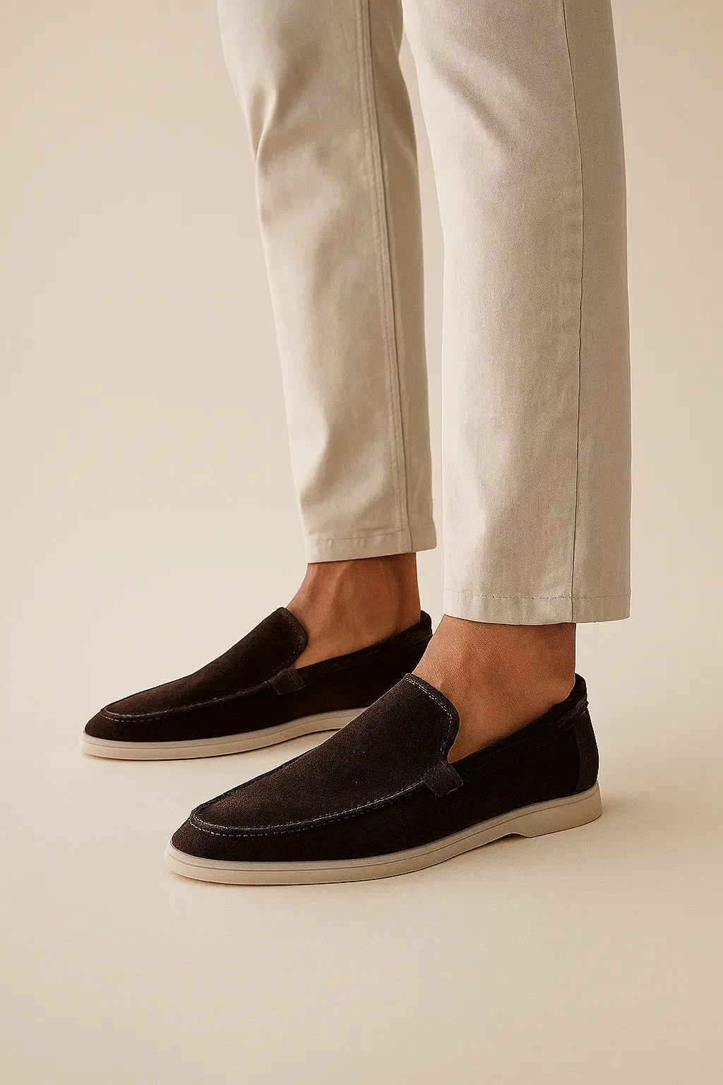 Classic Loafers shown in a lifestyle setting