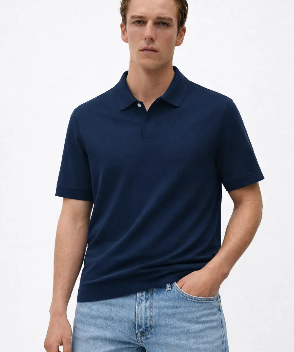 Classic Polo Shirt shown in a lifestyle setting