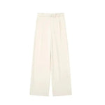 Front view of Beige Cleo Suit Trousers