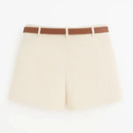 Close-up detail of Coastal shorts, construction detail