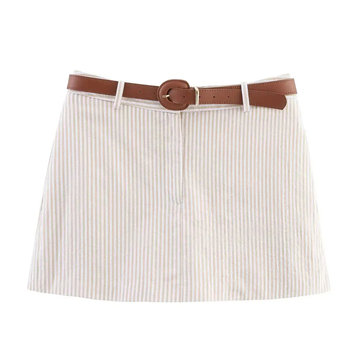 Front view of Beige Coastal shorts