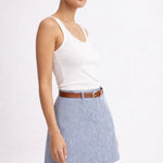 Coastal shorts shown in a lifestyle setting, alternate view