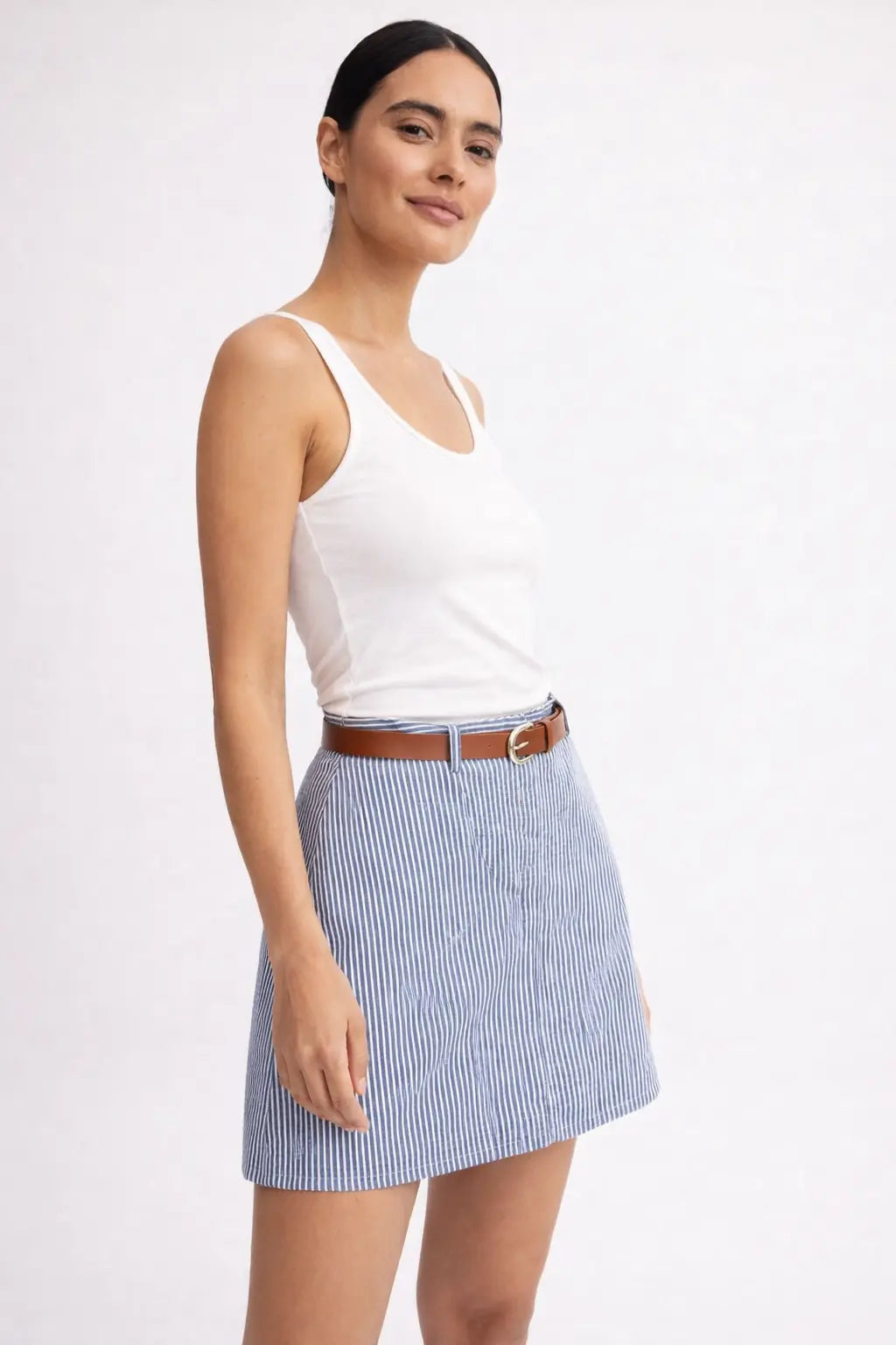 Coastal shorts shown in a lifestyle setting, alternate view