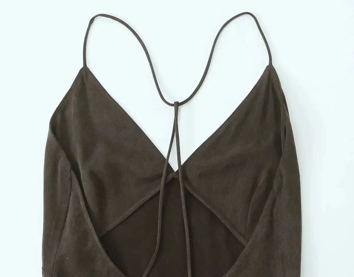 Close-up detail of Cocoa Dress