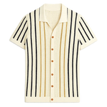 Front view of Beige Coral Bay Shirt