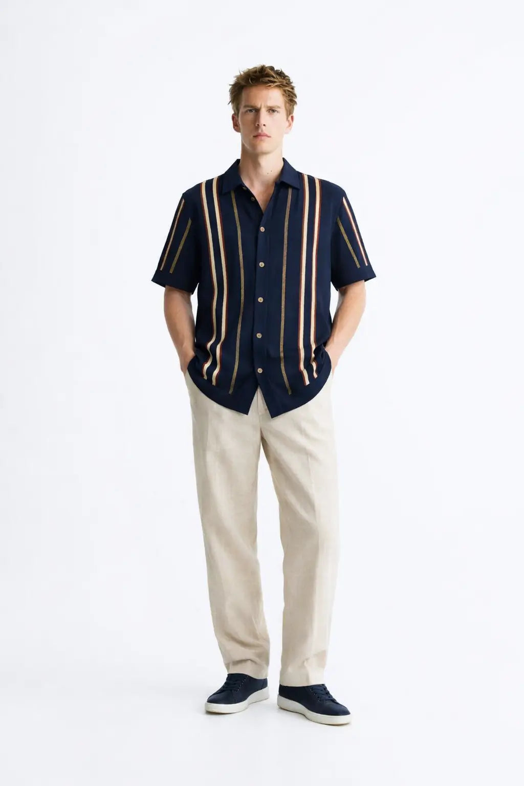Coral Bay Shirt shown in a lifestyle setting, alternate view