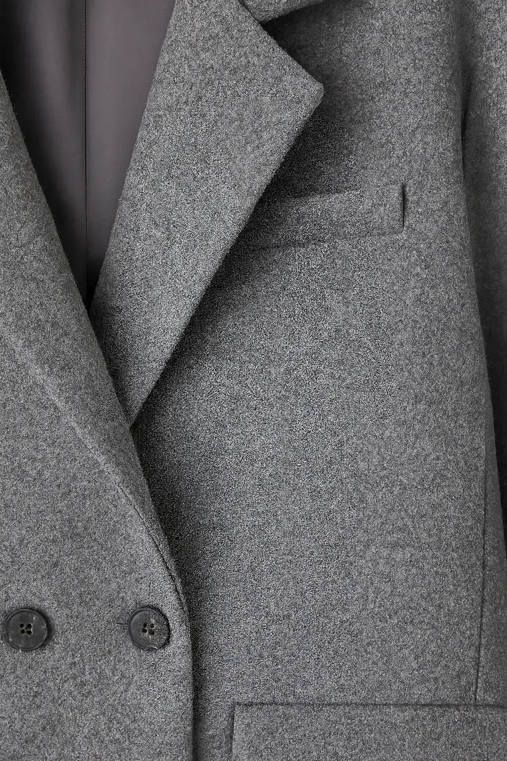 Close-up detail of Corvelle Coat