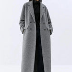 Corvelle Coat shown in a lifestyle setting, alternate view