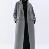 Corvelle Coat shown in a lifestyle setting, alternate view