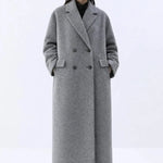 Corvelle Coat shown in a lifestyle setting, full length view