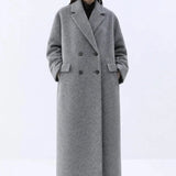 Corvelle Coat shown in a lifestyle setting, full length view