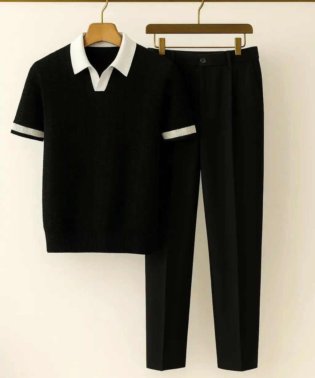 Front view of Black Côte d’Azur Set